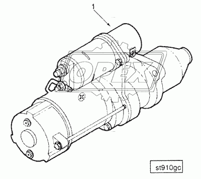 ST9042 Пусковой двигатель